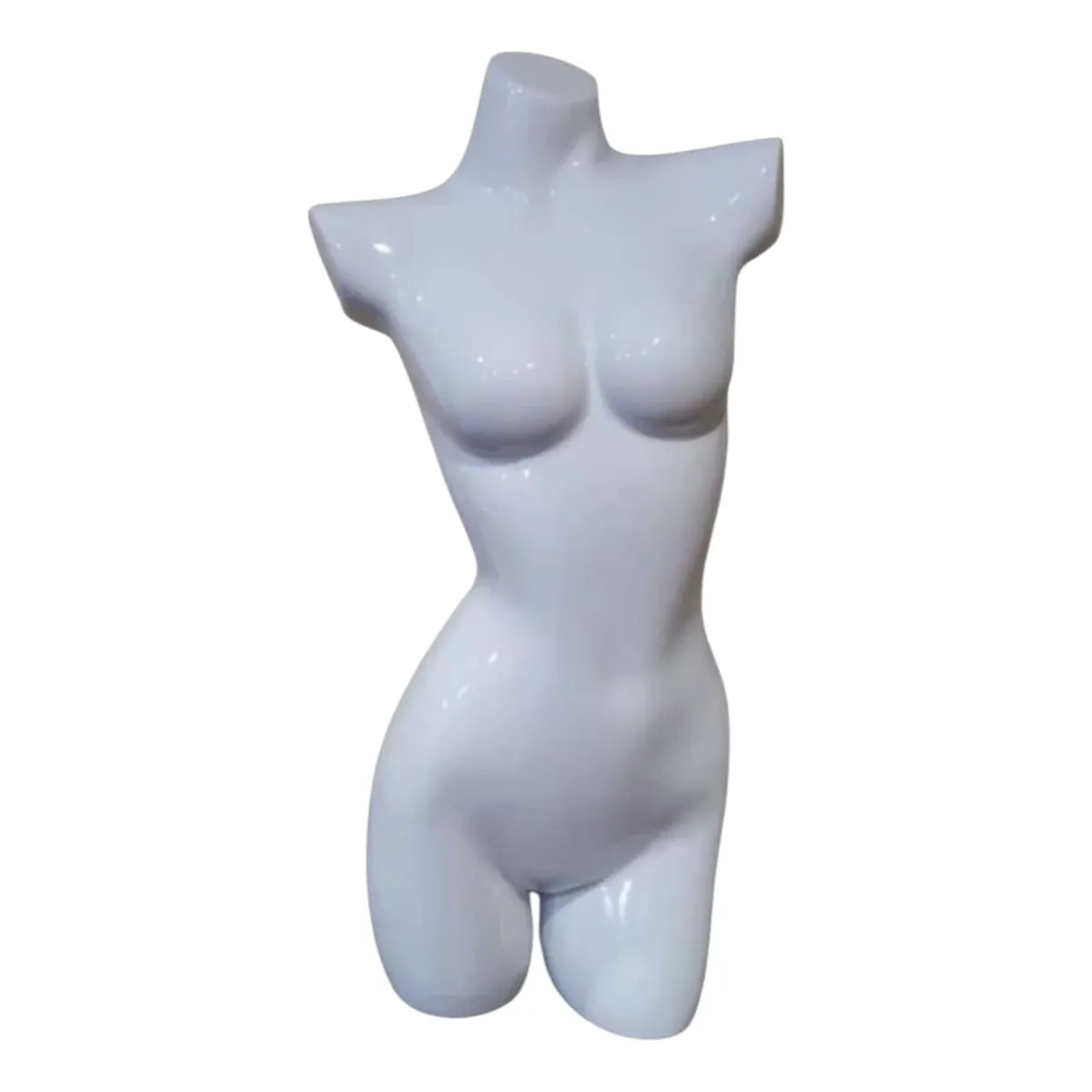 GENERICO - Torso Maniqui de Cadera  Blanco de Dama