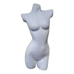 GENERICO - Torso Maniqui de Cadera Blanco de Dama