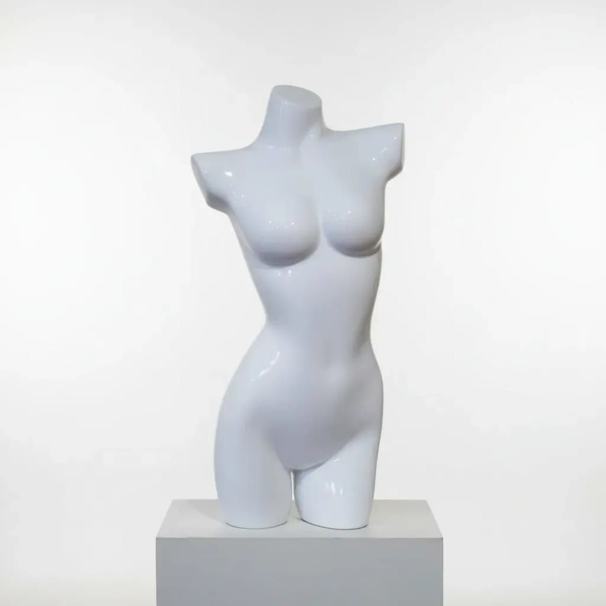 GENERICO - Torso Maniqui de Cadera  Blanco de Dama