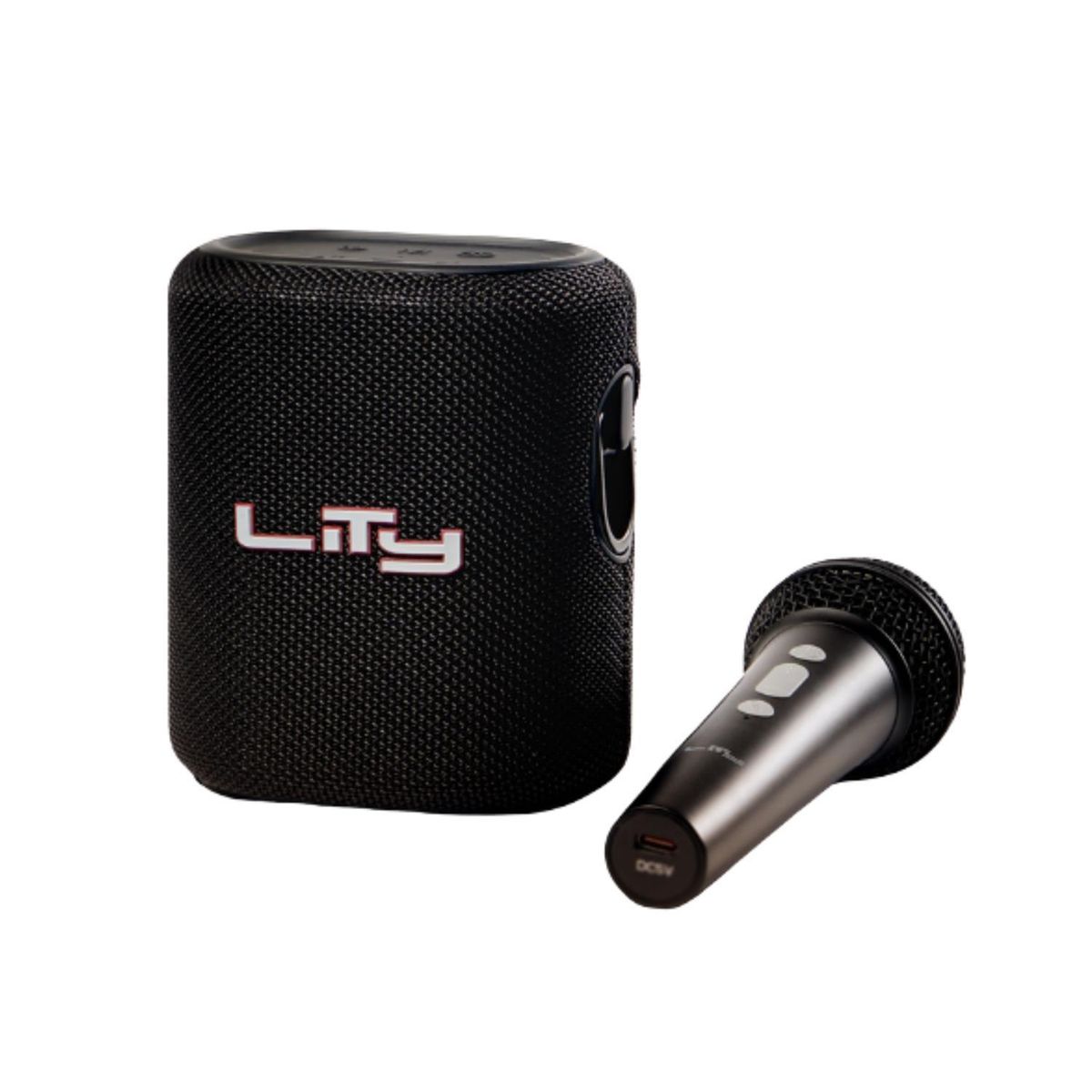 LITY - Parlante Bluetooth Karaoke 30W con Micrófono Negro B14M Lity