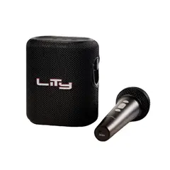 LITY - Parlante Bluetooth Karaoke 30W con Micrófono Negro B14M