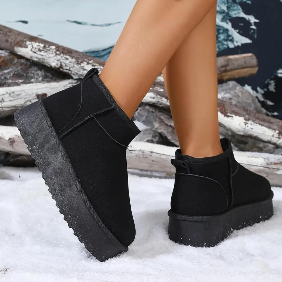 BLUE MOON - BOTAS DE MUJER CON CHIPORRO  IMPERMEBLE JUVENIL