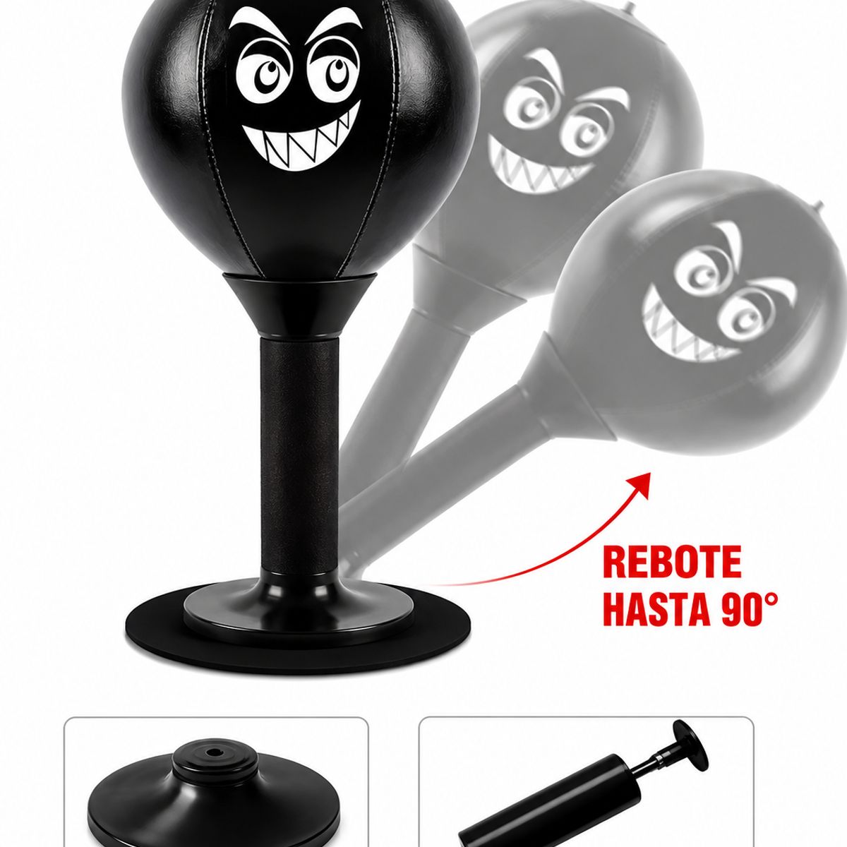 GENERICO - Set De Boxeo De Mesa Punching Ball Para Adultos y Niños