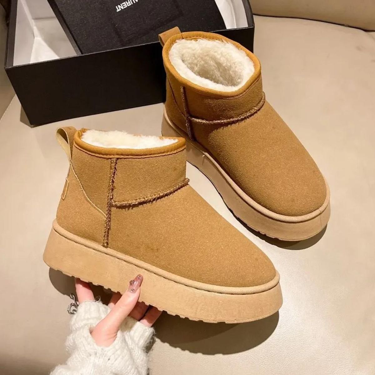 BLUE MOON - BOTAS DE MUJER CON CHIPORRO  IMPERMEBLE