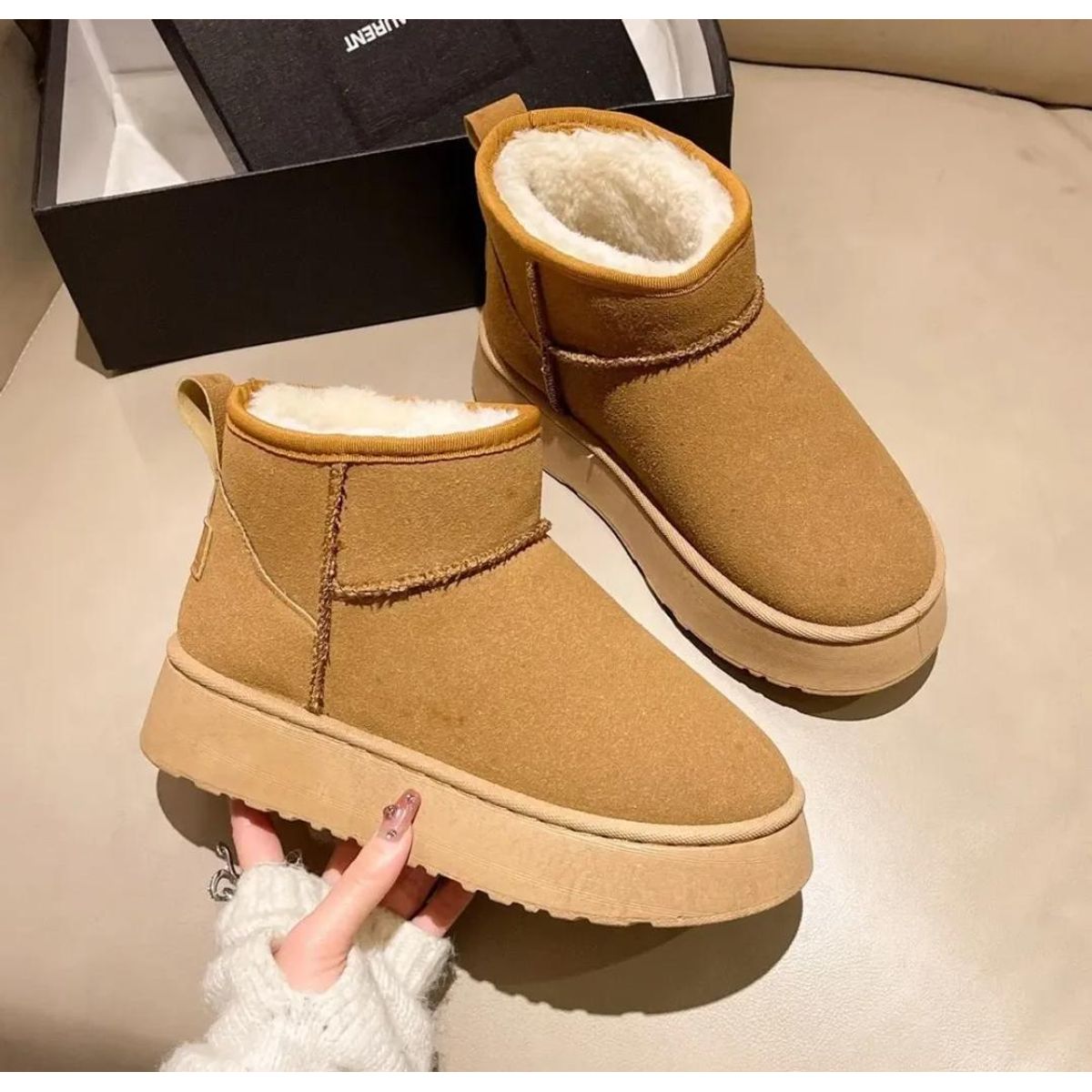 BLUE MOON - BOTAS DE MUJER CON CHIPORRO  IMPERMEBLE