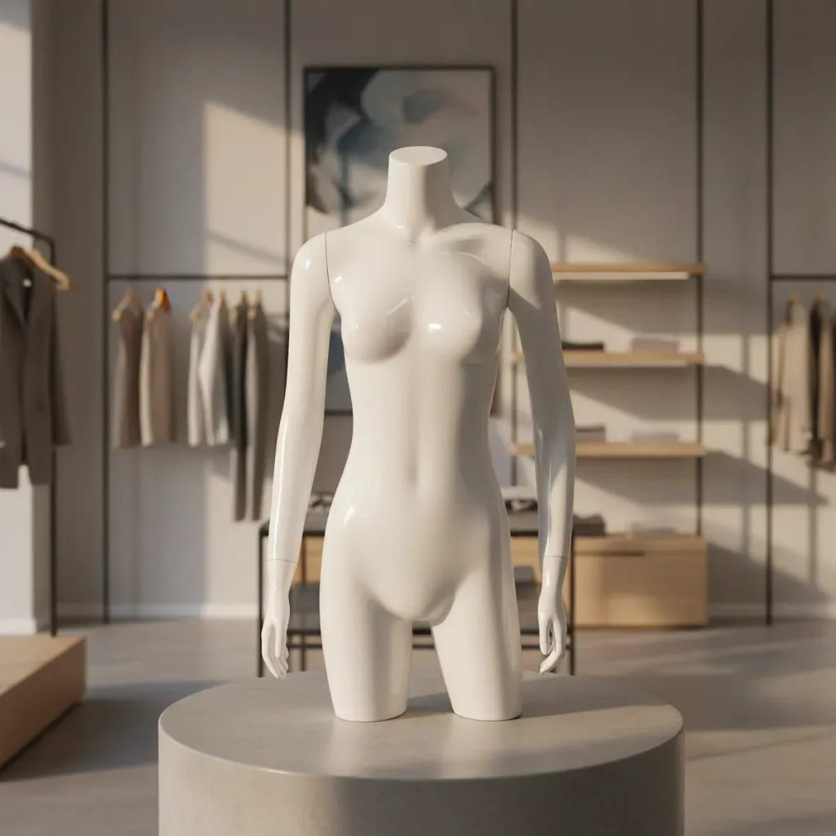 GENERICO - Torso Maniquí Femenino Elegancia y Funcionalidad