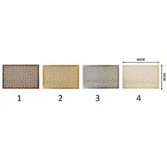 GENERICO - Mantel Individual de Lujo 30x45cm Colores Surtidos