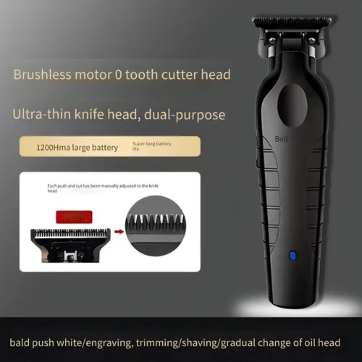 KEMEI - Cortadora de Pelo Profesional Kemei Km-2299 Inalámbrica