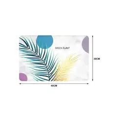 GENERICO - Tapete Antideslizante de PVC 30x45cm Green Plant