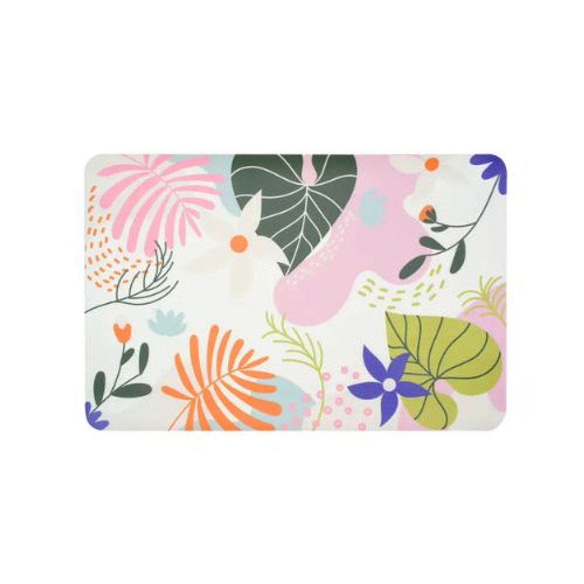 GENERICO - Tapete Antideslizante de PVC 30x45cm Floral Abstracto