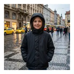 EKOL TACTICA MILITAR - Chaqueta Térmica Softshell para Niños Impermeable y Cortavientos