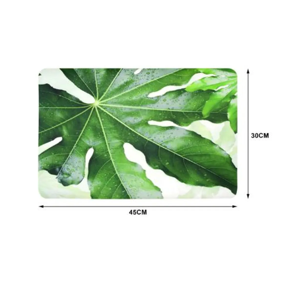 GENERICO - Tapete Antideslizante de PVC 30x45cm Tropical