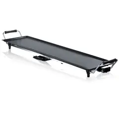 GENERICO - Parrillera Eléctrica Plancha Asador Antiadherente 1800w