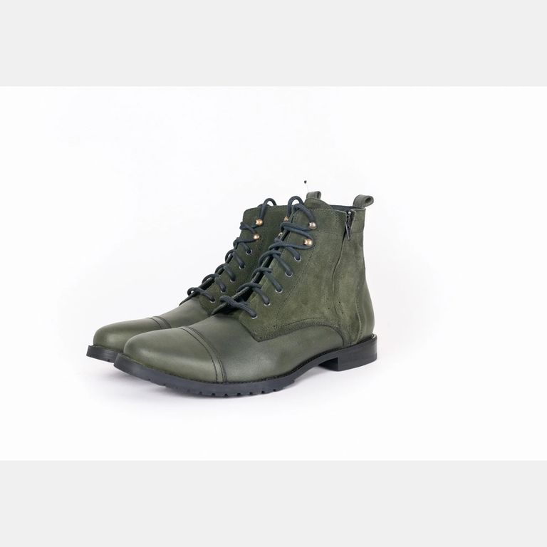 Botín Casual Austria Verde Musgo Verde