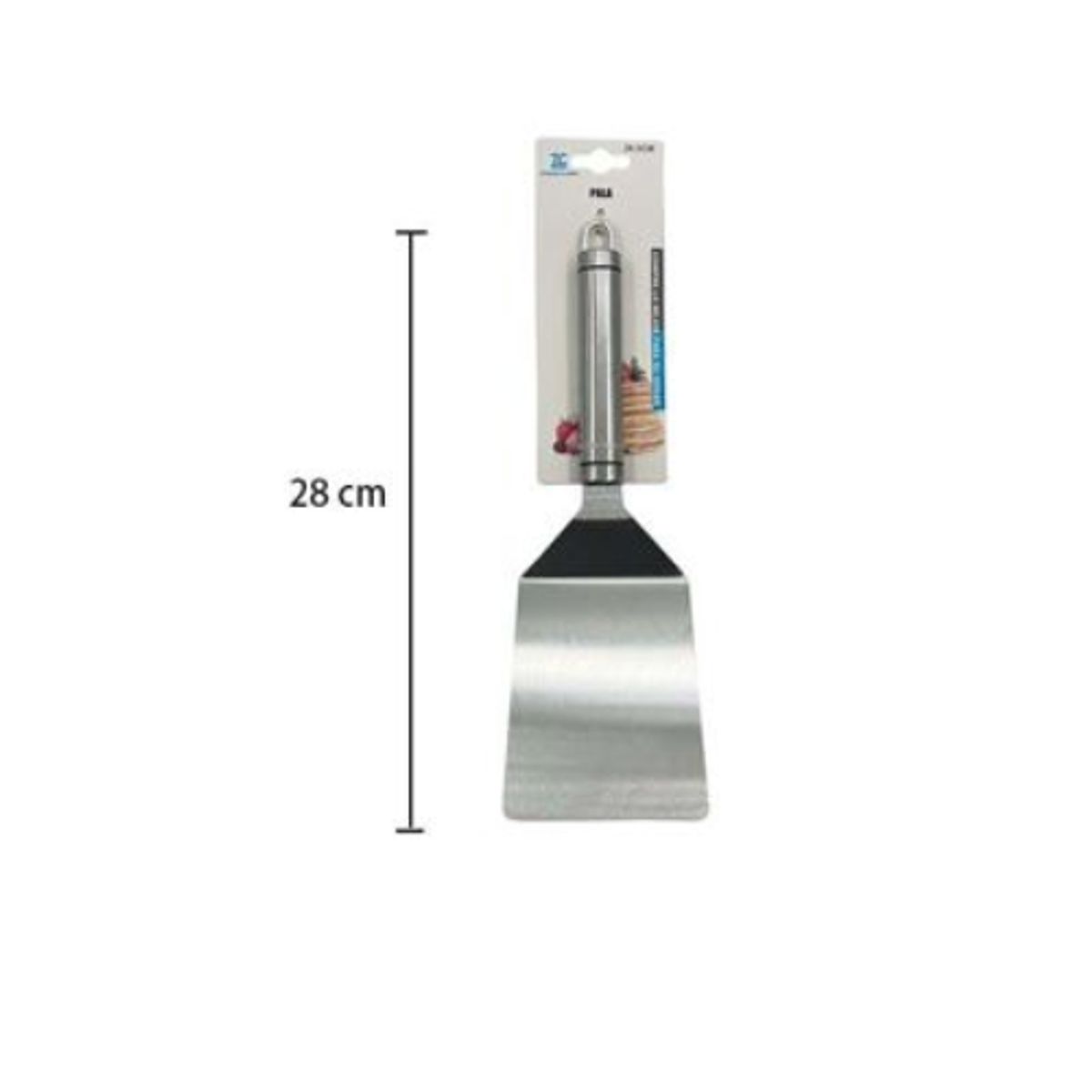 GENERICO - Espátula Lisa 28cm Metalica Plateado