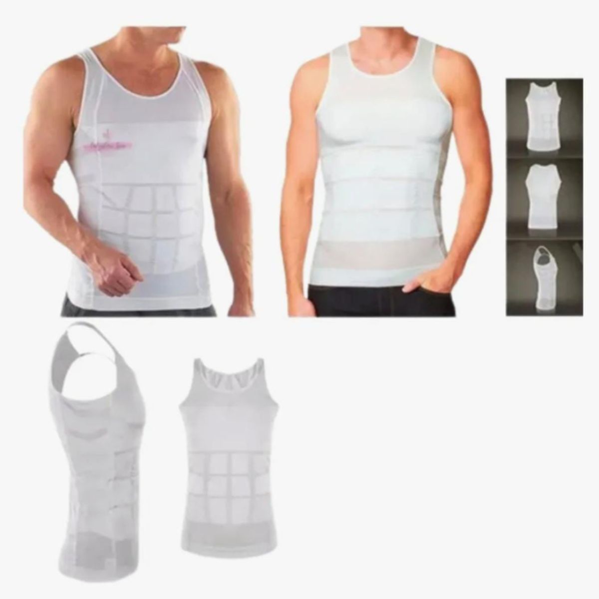 GENERICO - Camiseta Faja Termica Reductora Hombre Adelgaza