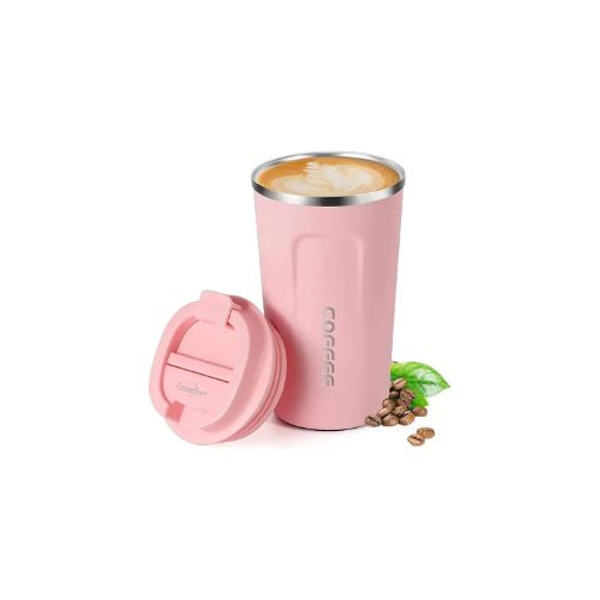 GENERICO - Termo Mug Café Vaso Térmico Portátil 380ml Acero Inoxidable
