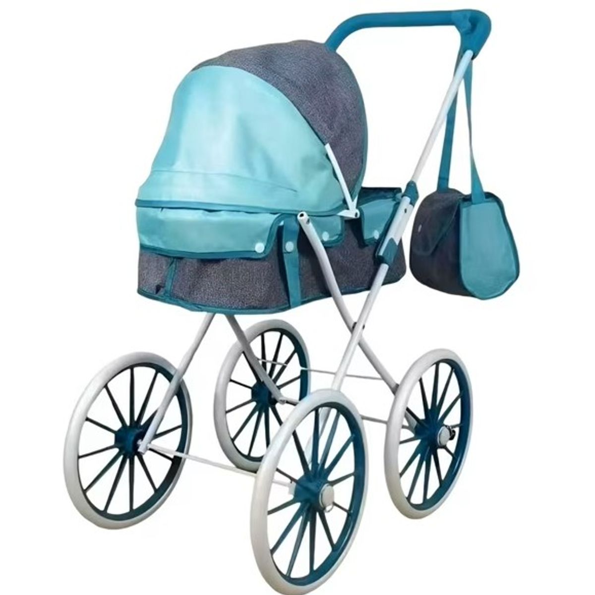 GENERICO - COCHE PLEGABLE DE DE MUÑECAS CON DISEÑO CLASICO ELEGANTE