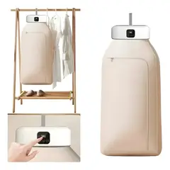 IRM - Secador De Ropa Portatil 10kg Plegable Carga Rapida Bajo Consumo Beige FIGOIMPORT