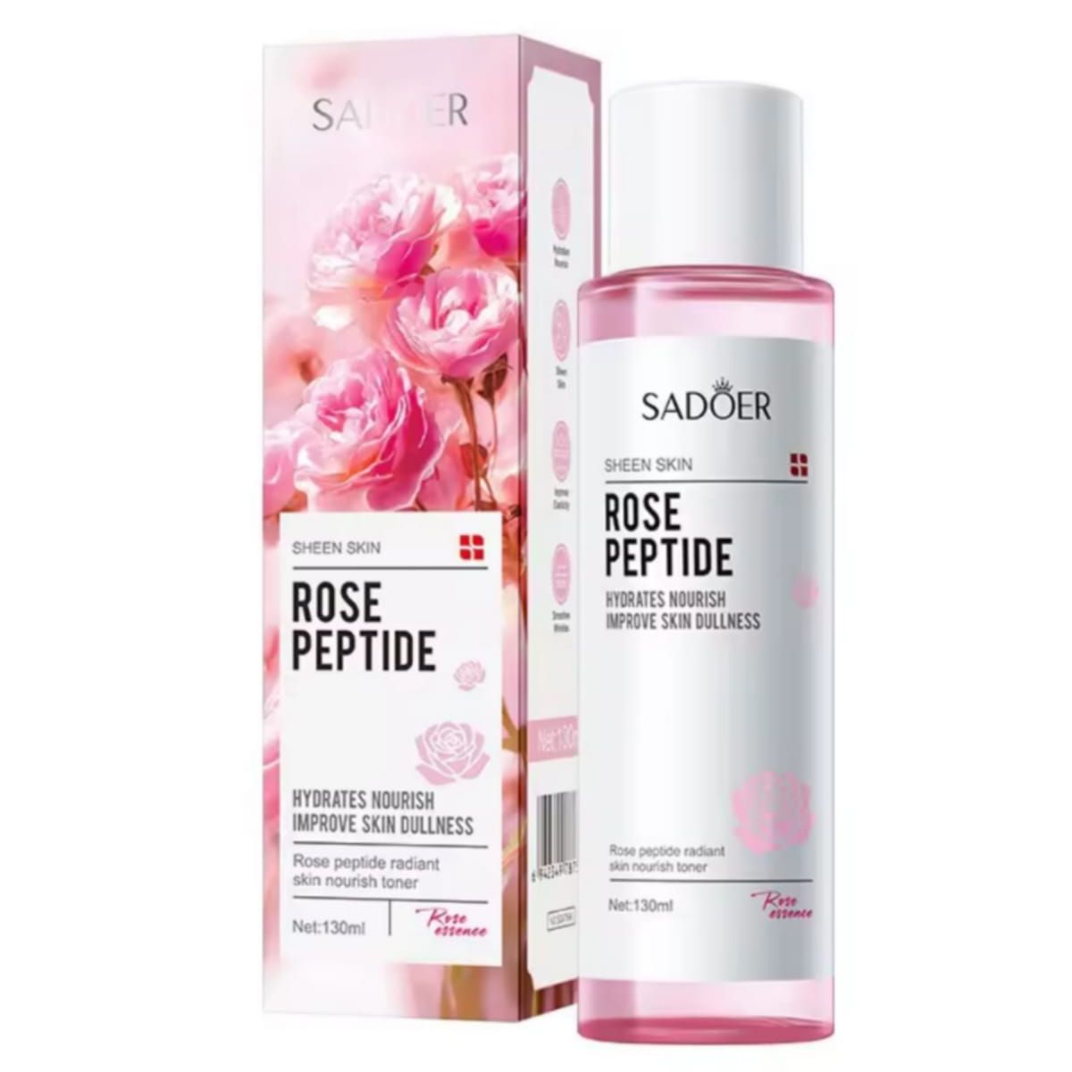 GENERICO - Tonico Facial  Hidratante Iluminador Rosas Peptidos130ml