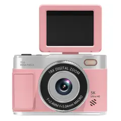 RENVMEXY - Cámara X10 5K 4K 75MP Zoom 18X Estabilización Pantalla IPS 2.8 Tipo-C