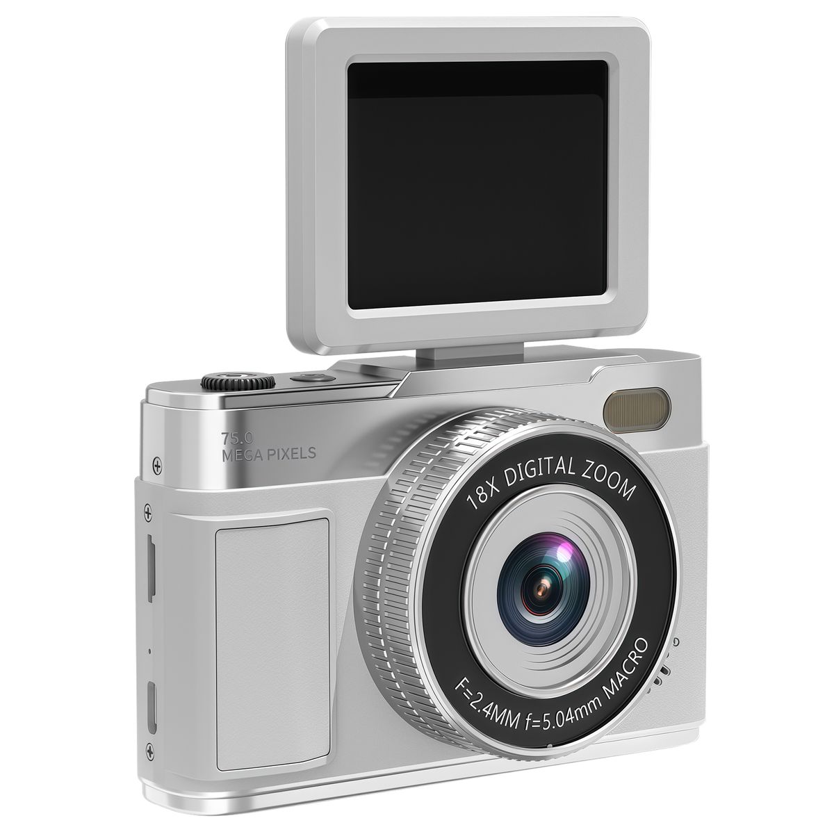 RENVMEXY - Cámara X10 5K 4K 75MP Zoom 18X Estabilización Pantalla IPS 2.8 Tipo-C