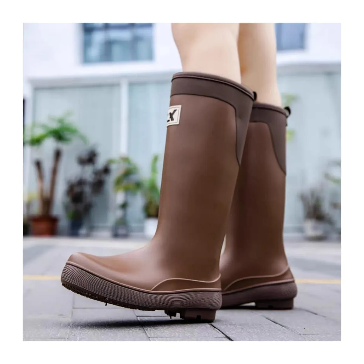 OMAS - Botas Para La Lluvia Mujer Botas De Agua Altas