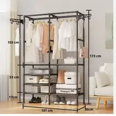 DEWINNER - Armario perchero rack organizador metalico