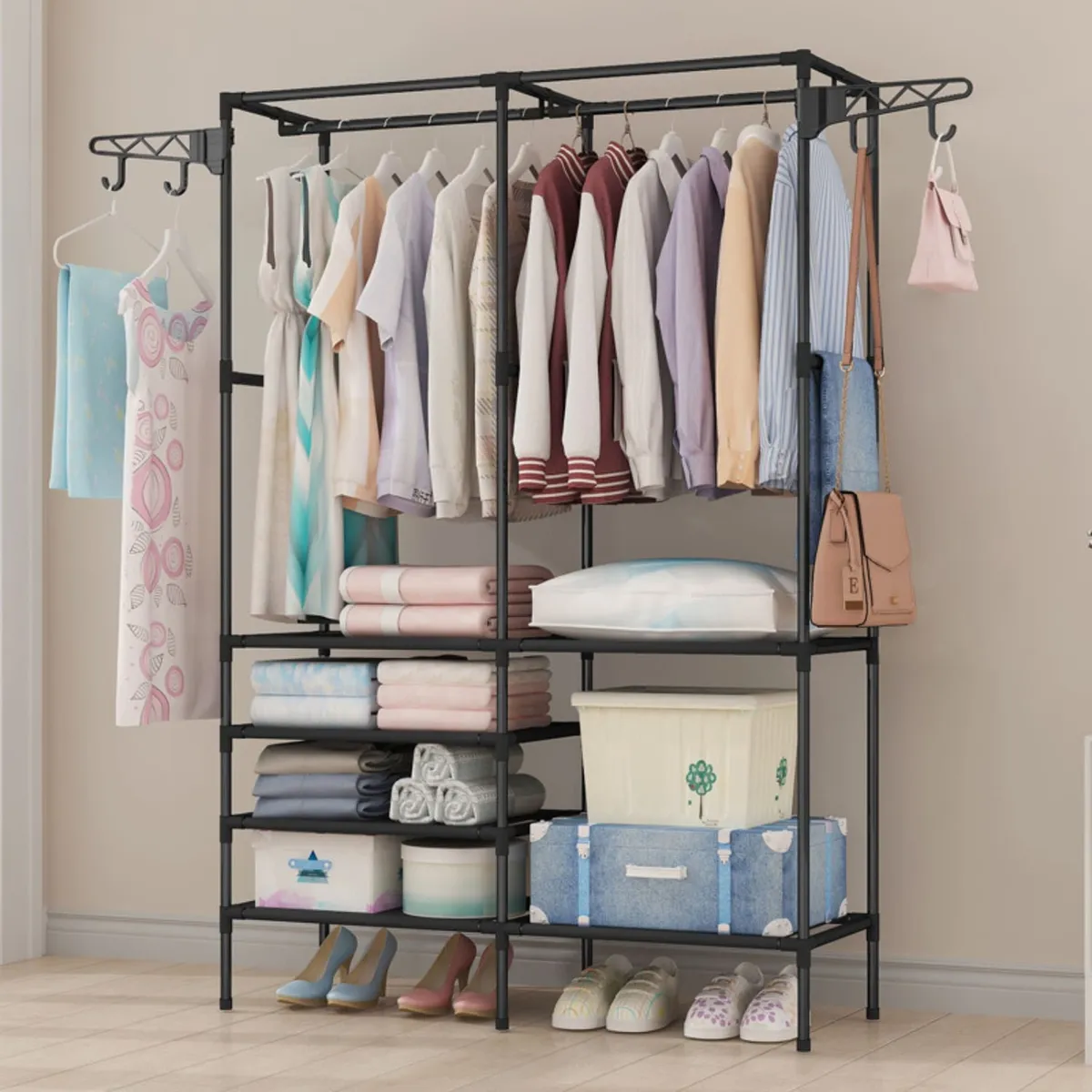 DEWINNER - Armario perchero rack organizador metalico