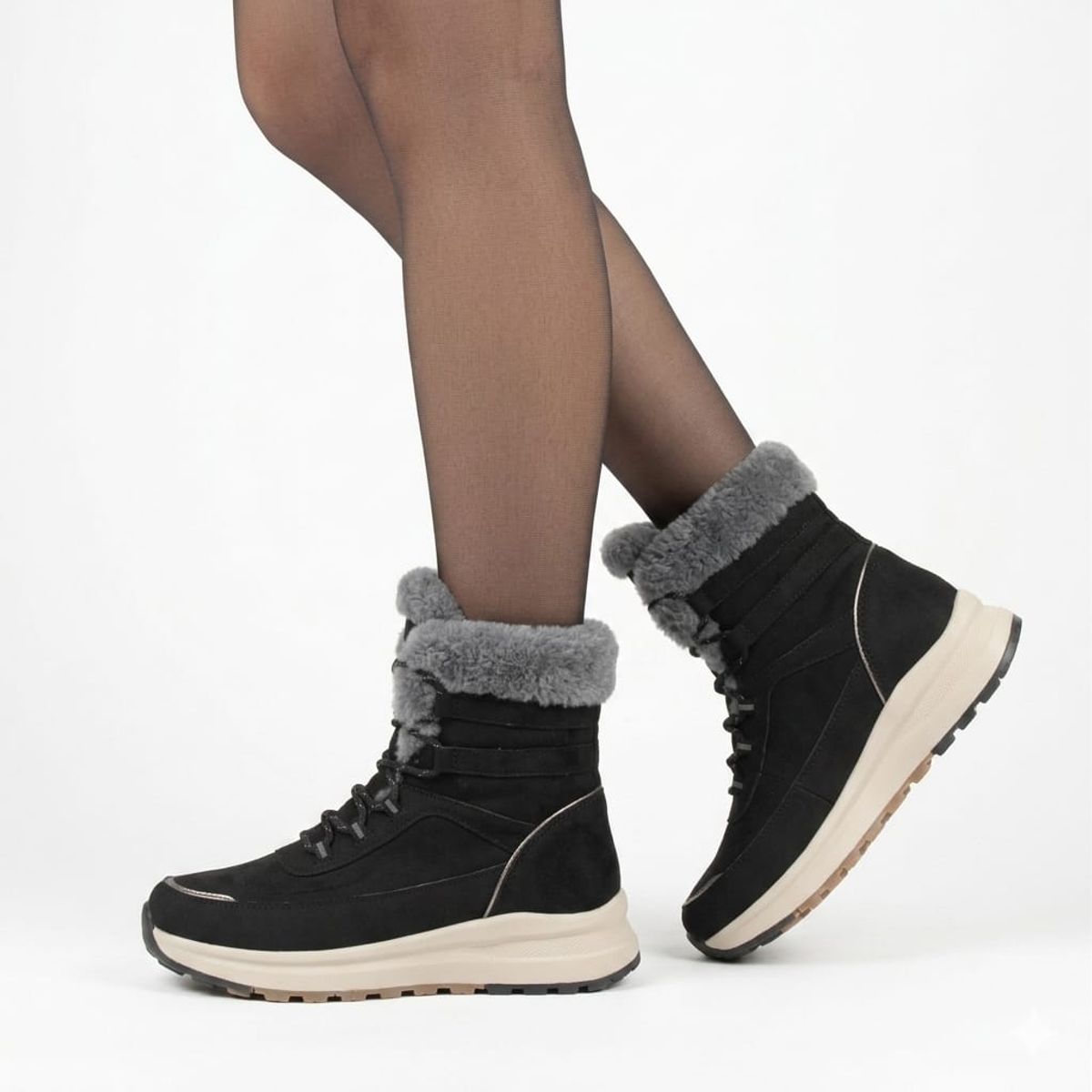 OMAS - Botas Mujer Forradas Con Chiporro