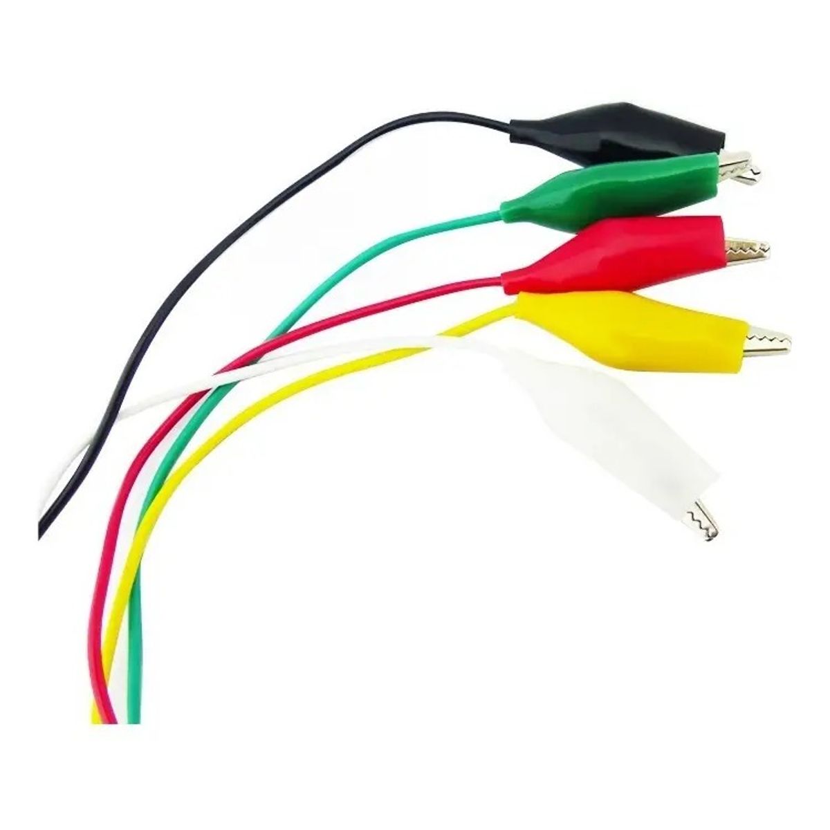 GENERICO - Kit 5 Cables Conectores Tipo Caimán
