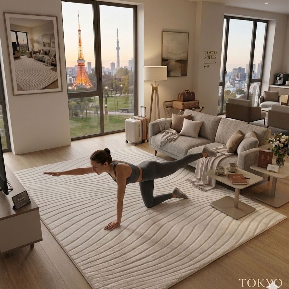 GENERICO - ALFOMBRA JACQUARD 160X200 BEIGE RELIVE MODELO HARVER MODERNA ELAGANTE DECORATIVA
