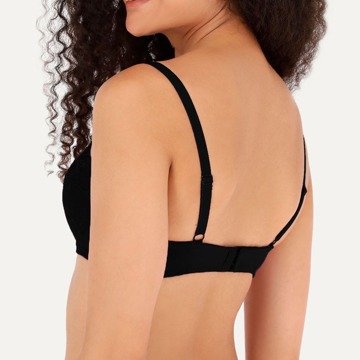 FLORES - Sostén Balconet Doble Push Up Mujer Flores