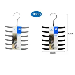 GENERICO - PERCHA PARA ORGANIZAR CORBATAS 1PC 25.4CM