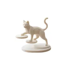 GENERICO - Escultura Decorativa- Gato en Escaleras