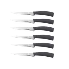 BERLINGER HAUS - CUCHILLOS DE ACERO INOXIDABLE SET DE 6 PZS BURGUNDY COLLECTION