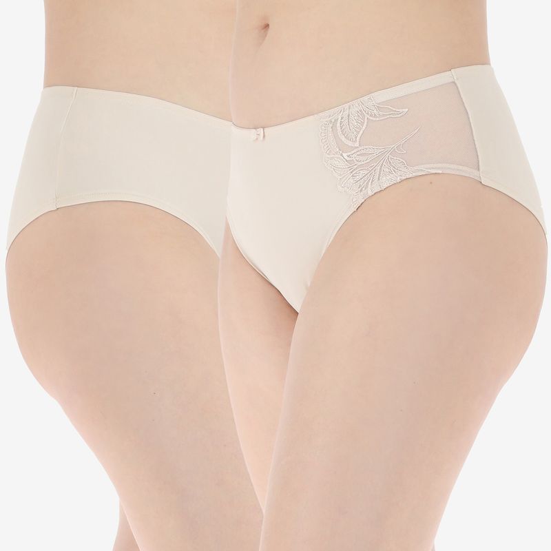 FLORES - Pack De 2 Calzones Pantaleta Mujer Flores