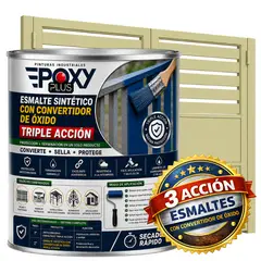 EPOXY - ESMALTE SINTETICO - CONVERTIDOR OXIDO - 1-4 GALÓN - Beige verdoso