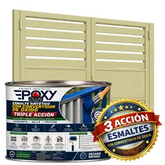 EPOXY - ESMALTE SINTETICO - CONVERTIDOR OXIDO - 1-2 GALÓN - Beige verdoso