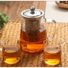 GENERICO - Tetera De Vidrio Con Filtro Para Te 550 Ml Cocina Moderna