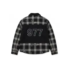 KIBOU - Chaqueta Camisa Juvenil Chiporro Térmica Leñadora Urbana