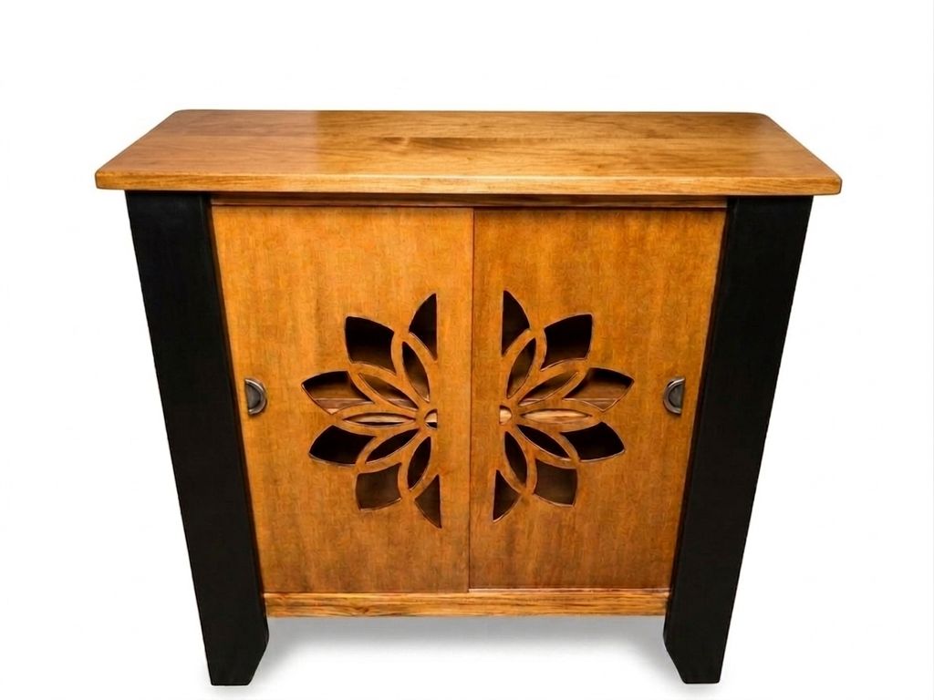 ARRIMO DE MADERA PUERTA CORREDIZAS LARGAS CAFE NEGRO
