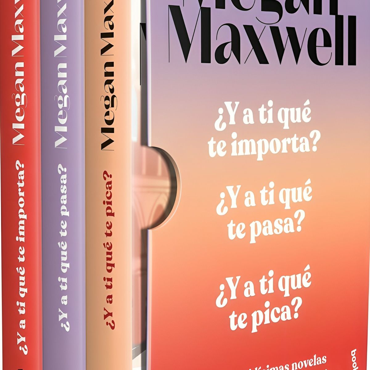 TOP10BOOKS - LIBRO Estuche ¿a Ti Qué Te Pica + ¿a Ti Qué Te Pasa + - MEGAN MAXWELL