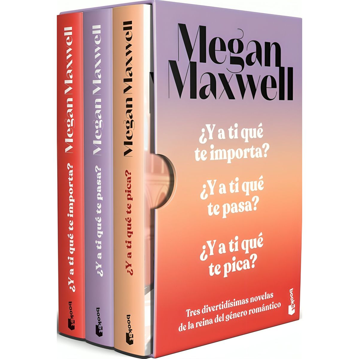 TOP10BOOKS - LIBRO Estuche ¿a Ti Qué Te Pica + ¿a Ti Qué Te Pasa + - MEGAN MAXWELL