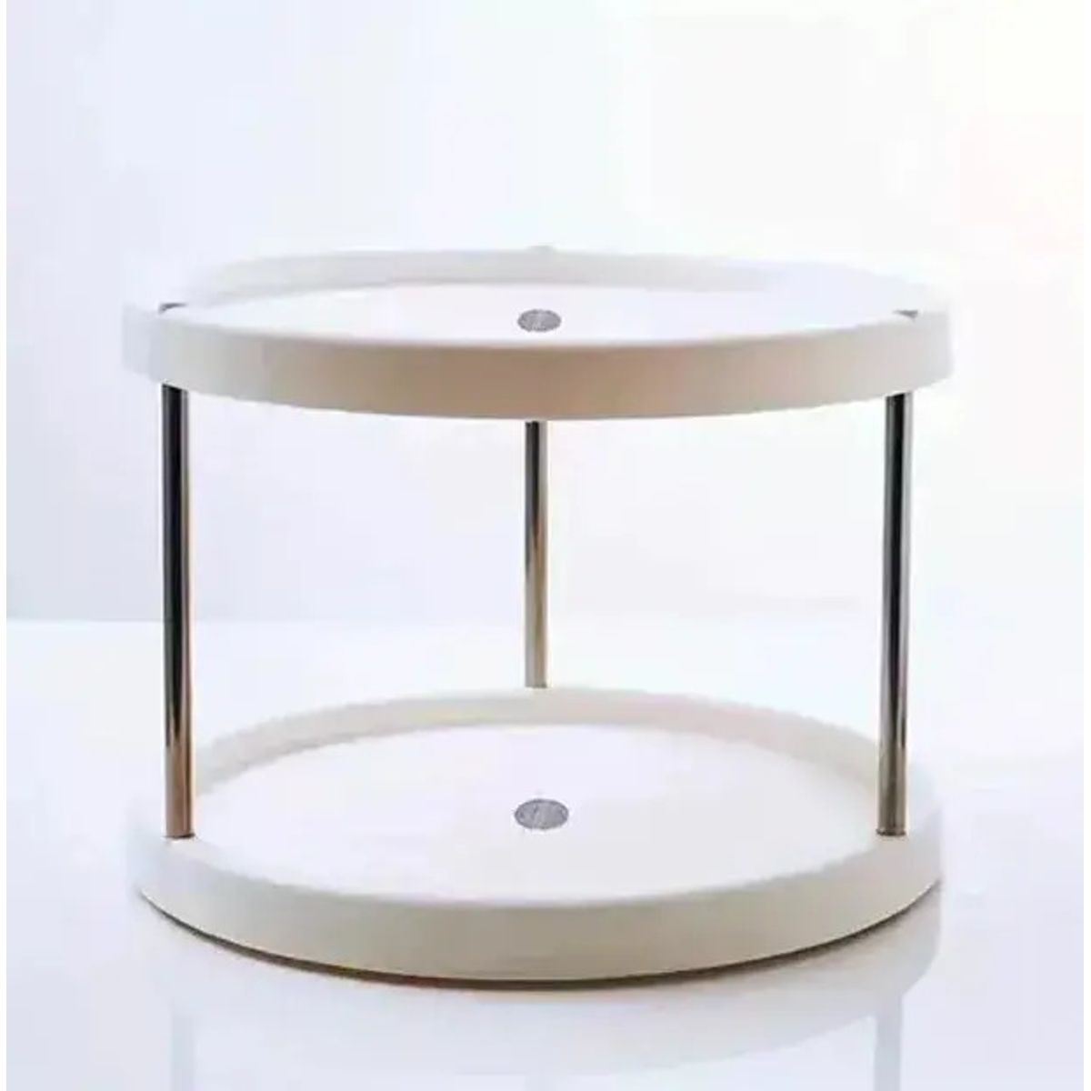GENERICO - Especiero Giratorio 2 Niveles Osmao Blanco Organizador Cocina