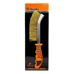 GENERICO - Escobilla Cepillo de Acero Alambre 23 cm