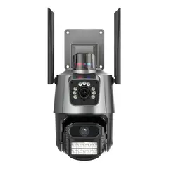 GENERICO - Cámara Domo Wifi Doble Lente Full Hd Con Alarma Seguimiento Hlc