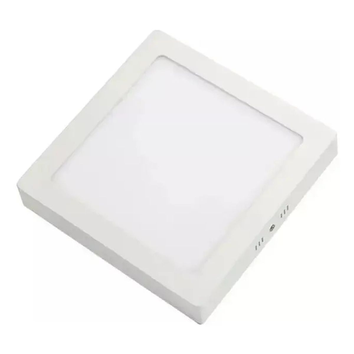 GENERICO - Pack de 10 Plafones LED Cuadrados de 6W Cálidos para Techo