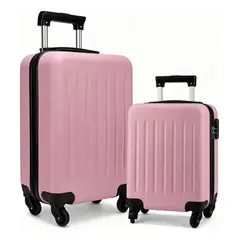 AFVENTURA - Set 2 Maletas Viaje Equipaje Rueda Cabina Avión