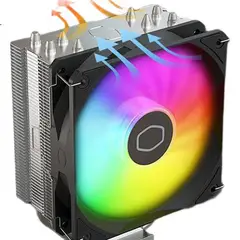 COOLER MASTER - Disipador de aire para CPU Lizzard T400K, Intel Edition, ARGB